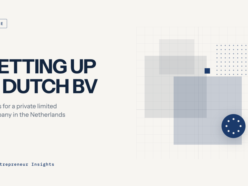 Set up a BV in the Netherlands