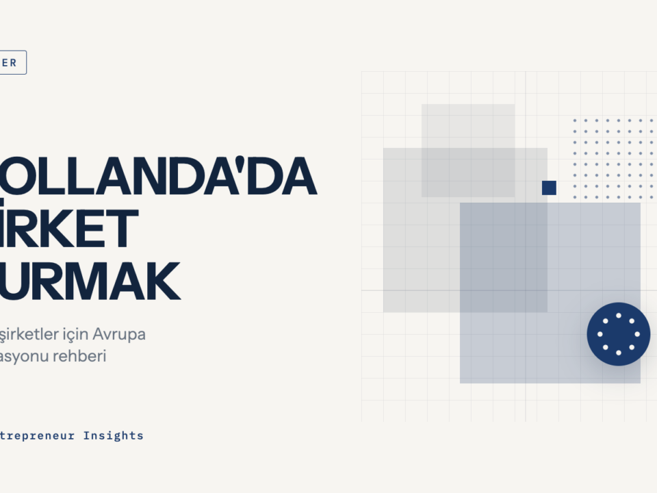 Hollanda'ya şirket taşımak