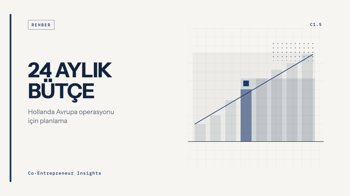 Hollanda Avrupa Operasyonu İçin 24 Aylık Bütçe