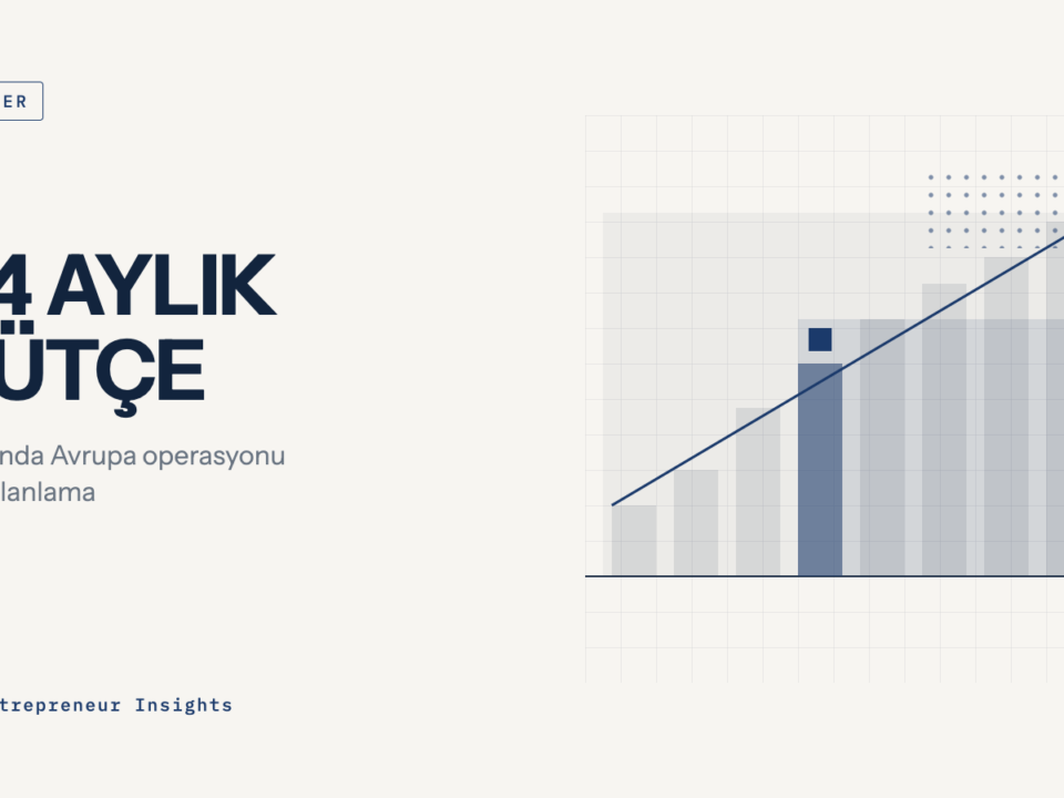 Avrupa operasyonu bütçesi için 24 aylık yatırım ve nakit planı